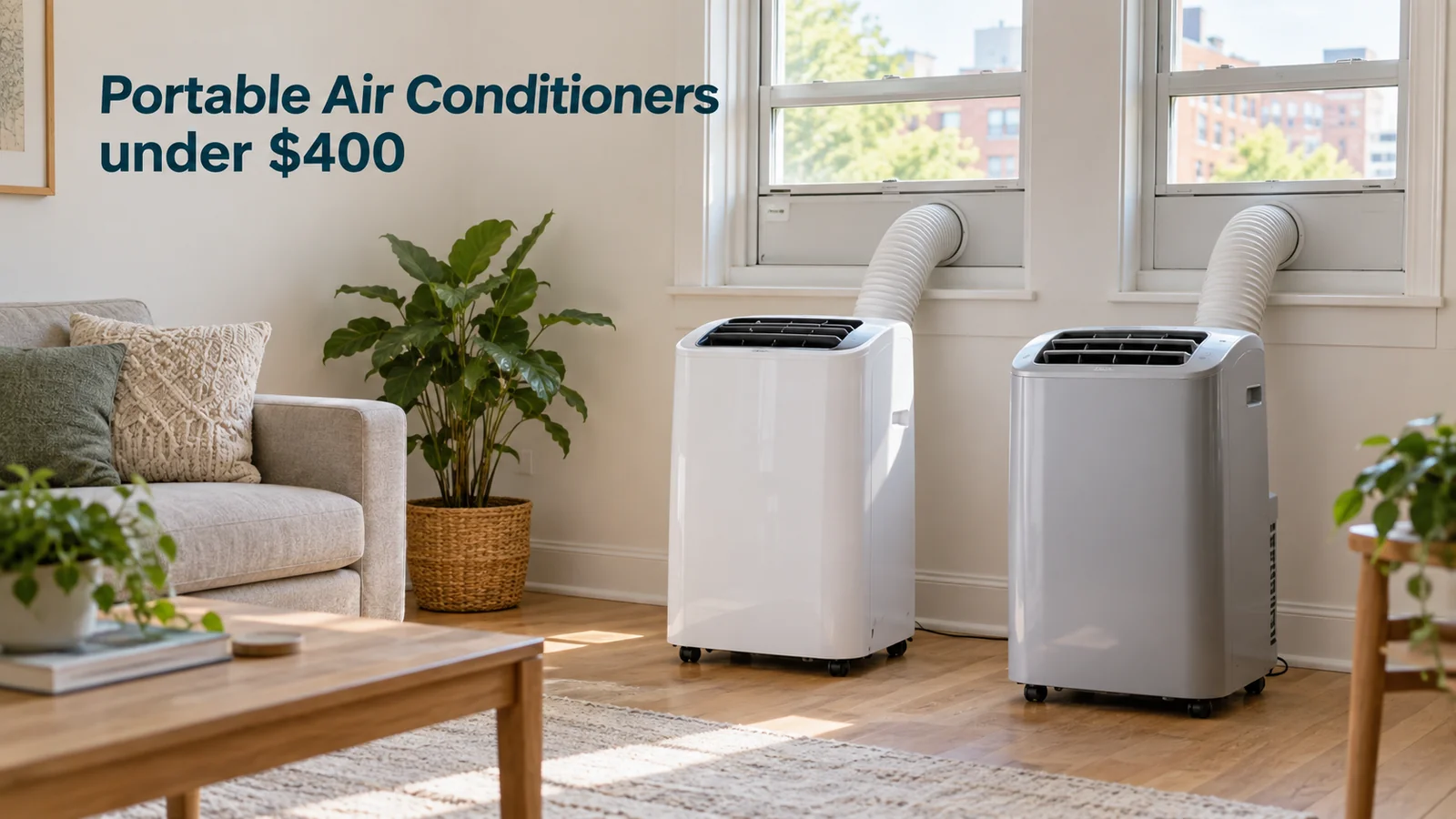 Portable air conditioner for a home room